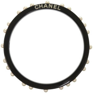CHANEL Black Pearl Bracelet